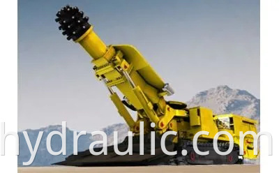 Excavator Parts Hydraulic Rotary Vertical Drum Cutter HTC35